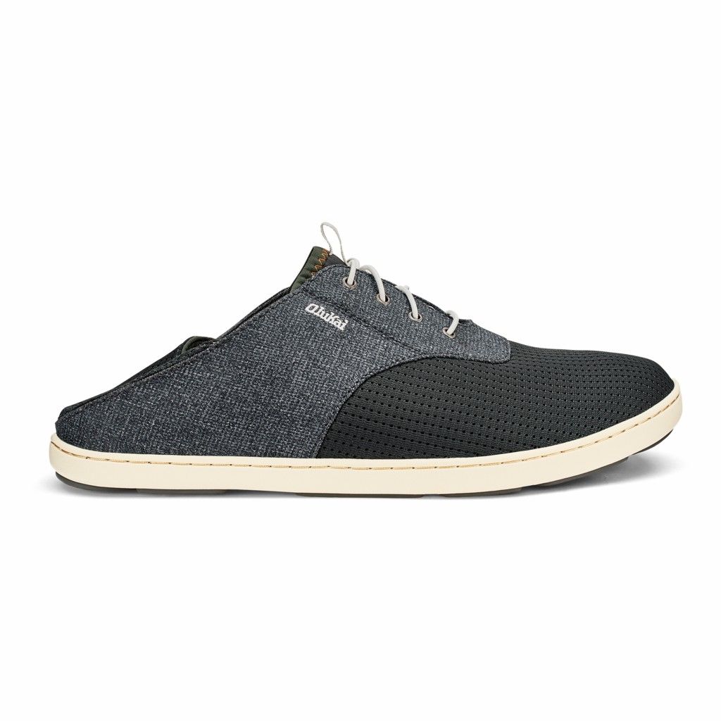 Olukai Men's Nohea Moku Slip On Shoe - Dark Shadow US210-964